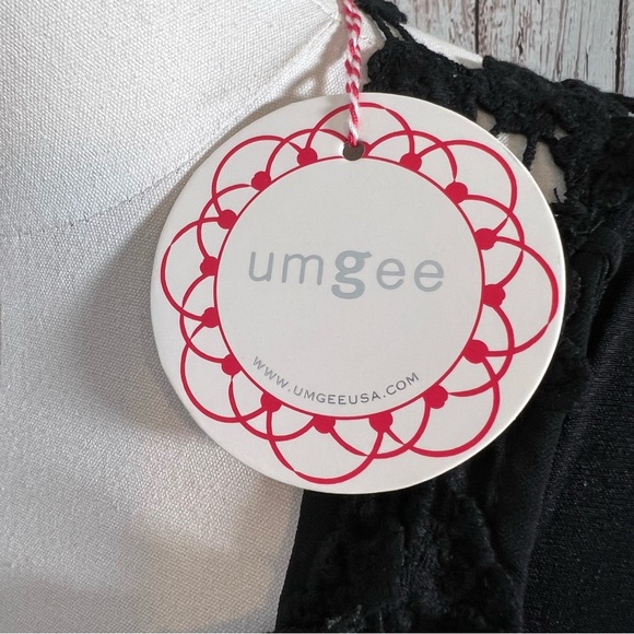 NEW NWT Umgee Embroidered Lace Ruffle Sheer Cardigan Vest Shawl Size M/L - Picture 11 of 16